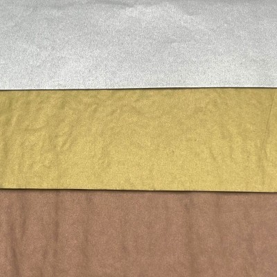 现货批发金色拷贝纸 17g玫瑰金雪梨纸 银色包装纸拷贝纸印刷图3