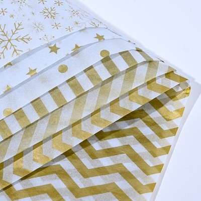 厂家现货圣诞礼品雪梨纸彩色鲜花包装薄纸防潮分切17g拷贝纸印刷图4