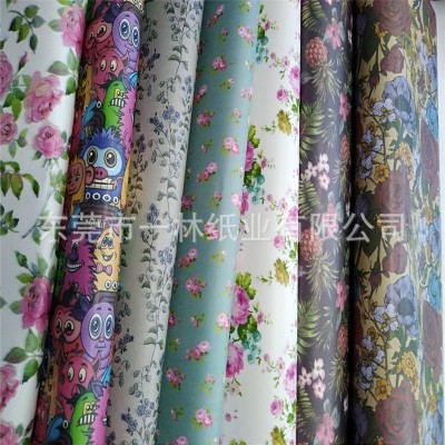 30G白牛皮纸印刷鞋子包装纸半透明蜡光纸图3