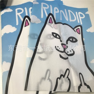 30G白牛皮纸印刷鞋子包装纸半透明蜡光纸图5