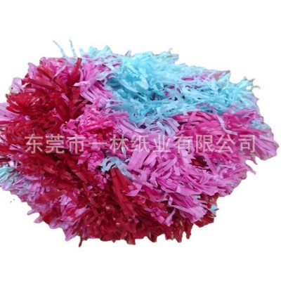 毛绒玩具填充彩色拉菲草纸丝拷贝纸红色雪梨纸图3