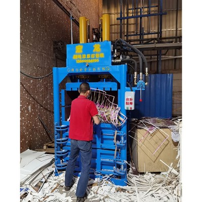 小型液压打包机 40T 废纸打包机 易拉罐塑料瓶压缩打包设备图4