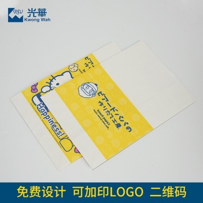 蝴蝶结纸袋 烧烤外卖打包纸袋 面包吐司烘焙食品包装纸袋牛皮纸图2