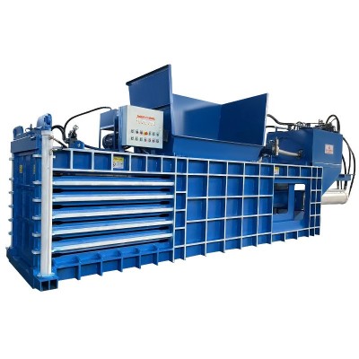 液压打包机 卧式全自动废纸箱塑料瓶油漆桶垃圾压缩机 新款机器图2