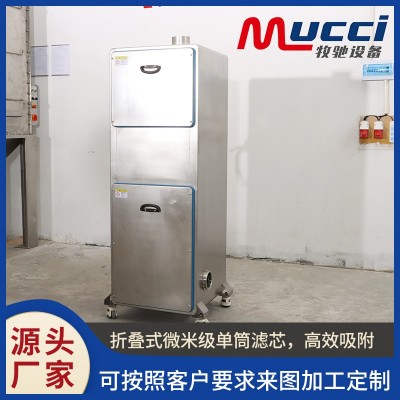 厂家供应柜式除尘器 净化布袋集尘器 工业吸尘设备 柜式除尘机图2