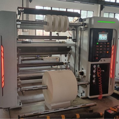 自动立式分切复卷机 PVC材料分条机淋膜纸收卷机 高速卷筒图2