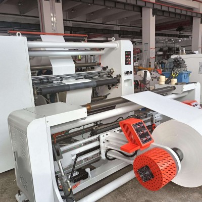 自动立式分切复卷机 PVC材料分条机淋膜纸收卷机 高速卷筒图5