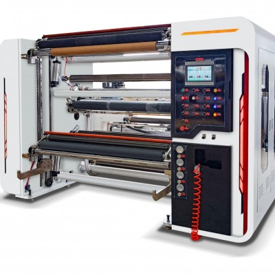 胜钥机械电脑高速全自动SYF-1300A电脑高速白卡纸分切机厂家分切图3