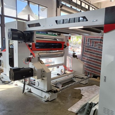 胜钥大型淋膜纸 无碳纸 烟包纸玻璃纸票据纸框架龙门分切复卷机图3