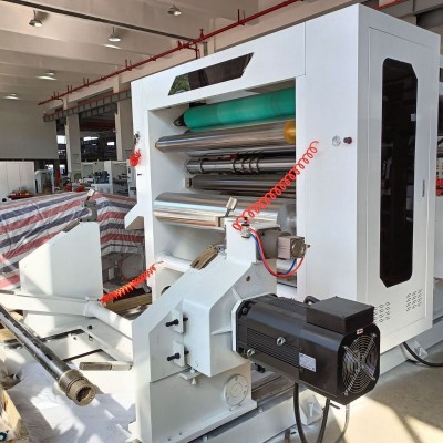 胜钥大型淋膜纸 无碳纸 烟包纸玻璃纸票据纸框架龙门分切复卷机图2