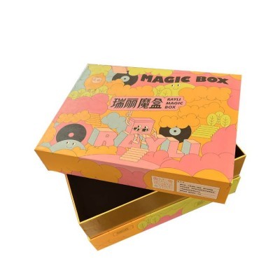 礼品盒定制白卡纸盒印刷天地盖茶叶礼盒食品特产瓦楞盒彩色飞机盒图4