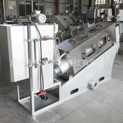 叠螺污泥脱水机 全自动固液分离叠螺脱水机 叠螺式污泥浓缩脱水机图3