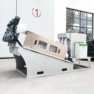 叠螺污泥脱水机 干湿分离污泥浓缩脱水设备 全304不锈钢叠螺机图5