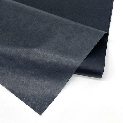 17克黑色雪梨纸 衣服包装纸 礼盒内纸 包装填充纸 14克黑色薄页纸图2