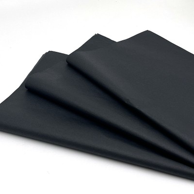 17克黑色雪梨纸 衣服包装纸 礼盒内纸 包装填充纸 14克黑色薄页纸图3
