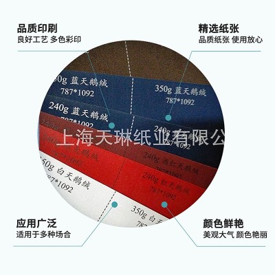 厂家供应 双面涂层纸 新天鹅绒纸 双面触感纸 彩色绒面纸批发定制图2