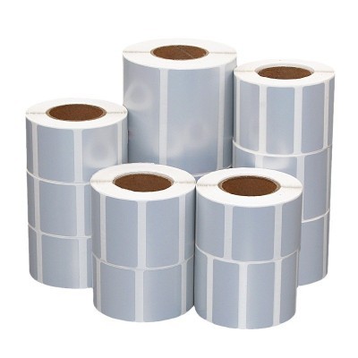 热敏亚银纸标签纸50*30 60*40 20 70 80条码打印机不干胶哑银贴纸图4