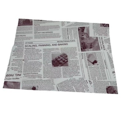 厂家直销三明治防油纸小吃隔油纸汉堡淋膜纸印刷图案餐盘垫纸图5