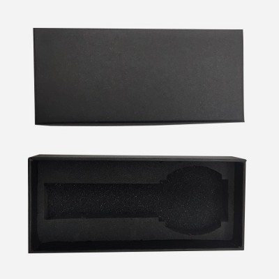 黑色手表盒天地盖表盒礼盒纸盒长方形通用表盒长款黑色手表盒图3