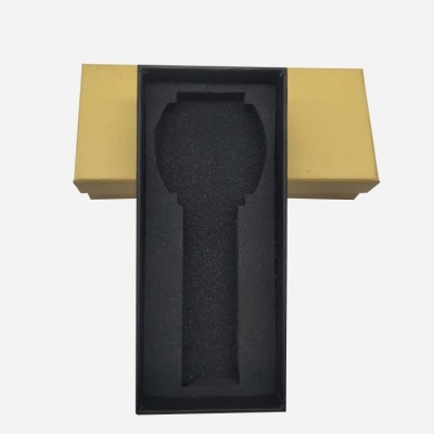 黑色手表盒天地盖表盒礼盒纸盒长方形通用表盒长款黑色手表盒图5