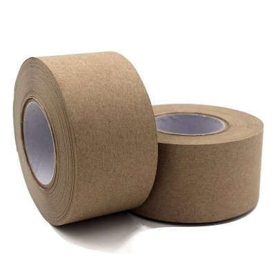 湿水牛皮纸胶带 东莞厂家 再生纸 湿水纸 封箱胶带 植物胶图2