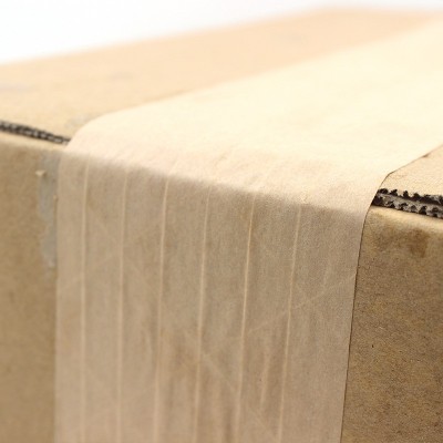 JX-001涂水产生粘性夹纤维带筋可降解淀粉胶有线湿水牛皮纸胶带图3