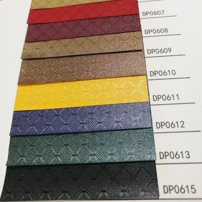 特种纸批发150克方格纹PVC装帧纸高端礼盒面纸压纹