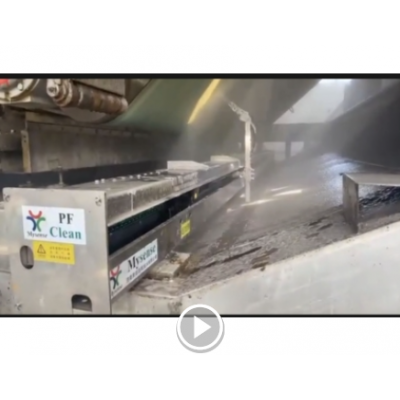 高压成型网在线清洗