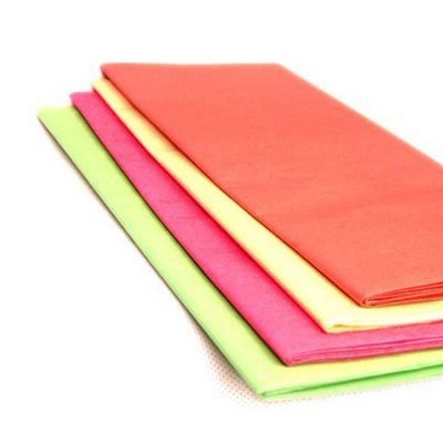 厂家批发彩色拷贝纸 供应服装礼品包装纸 流苏彩色蜡光纸雪梨纸图2