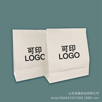 厂家生产牛皮方底纸袋 超市购物袋食品包装 方底袋茶叶包均可生产图2