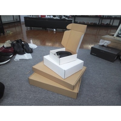 厂家工厂30*20*5白色飞机盒纸箱批发纸盒印刷纸板箱图3