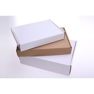 厂家工厂30*20*5白色飞机盒纸箱批发纸盒印刷纸板箱图5