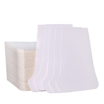 180g-400g服装内衬单双面白卡白板铜板纸硬纸卡形状规格都可定制图3