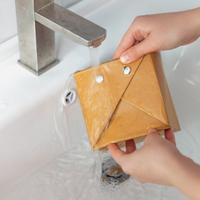 可水洗牛皮纸袋冰箱厨房加厚防水ins盆栽化妆品收纳袋现货批发图4