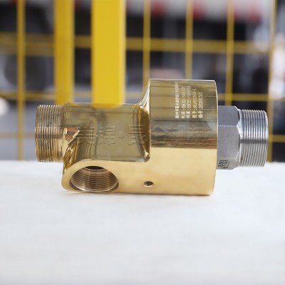 工厂直销H型冷却水旋转接头 高温旋转接头 多种型号黄铜通水旋转接头图4