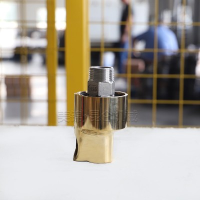 工厂直销H型冷却水旋转接头 高温旋转接头 多种型号黄铜通水旋转接头图5