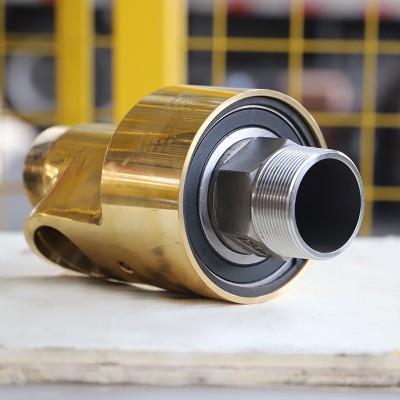 工厂直销H型冷却水旋转接头 高温旋转接头 多种型号黄铜通水旋转接头图3