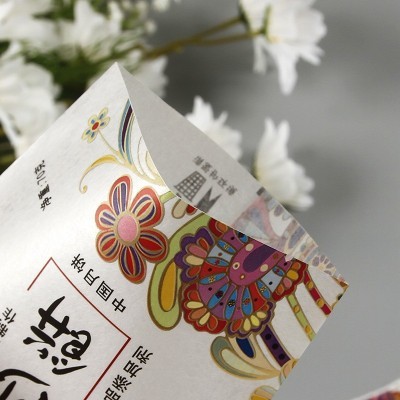 工厂定制淋膜纸三边封袋鲜花饼独立包装袋自制烘培食品真空 包装袋图4