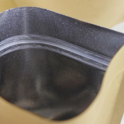 100只密封牛皮纸袋镀铝自封袋自立食品纸袋现货印刷干果包装袋图5