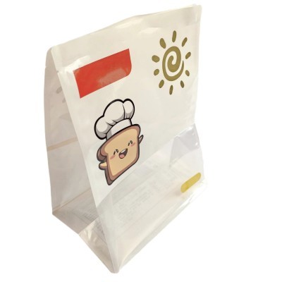 八边封开窗食品包装袋批发面包吐司零食袋子拉链自立自封袋子定制图4