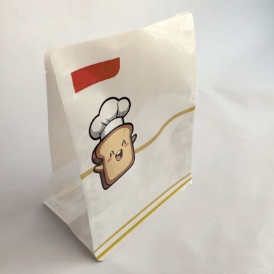 八边封开窗食品包装袋批发面包吐司零食袋子拉链自立自封袋子定制图3
