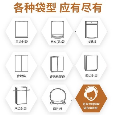 牛皮纸袋批发开窗咖啡豆自立包装袋烘焙分装花果茶叶密封拉链袋子图5