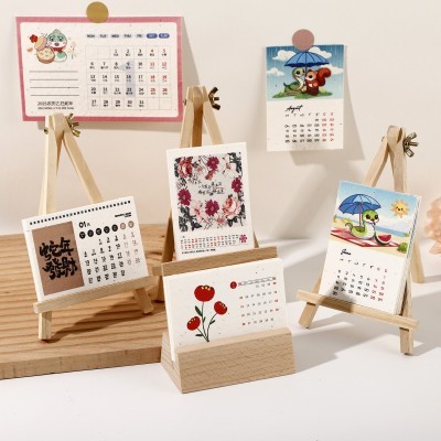 种子纸厂家定制2025年桌面摆件台历日历可发芽伴手礼卡片创意礼品图4