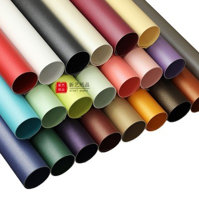 厂家批发A3双面珠光纸学生用彩色卡纸 礼品相框纸喷墨打印特种纸图4