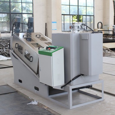 钢全自动叠螺机叠螺式污泥脱水机固液分离污养殖化工生活废水图5