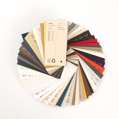 源头工厂特种纸艺术压纹纸样册供 手账素材纸信封礼品包装盒用纸图4