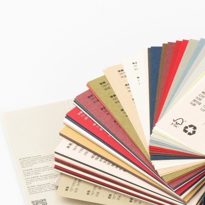 源头工厂特种纸艺术压纹纸样册供 手账素材纸信封礼品包装盒用纸图3