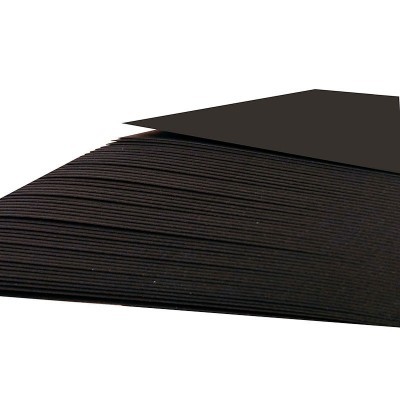 厂家直供80-500克木浆黑卡吊牌印刷黑卡纸装裱礼盒包装袋特种纸图3