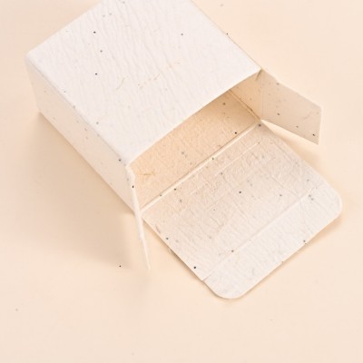 种子纸包装盒节日礼品婚礼伴手礼喜糖盒可种植发芽环保再生礼品盒图2