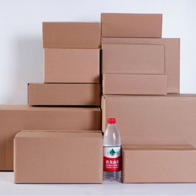 沈阳批发包装箱瓦楞纸箱长方形纸箱纸盒半高纸箱快递打包盒飞机盒图2